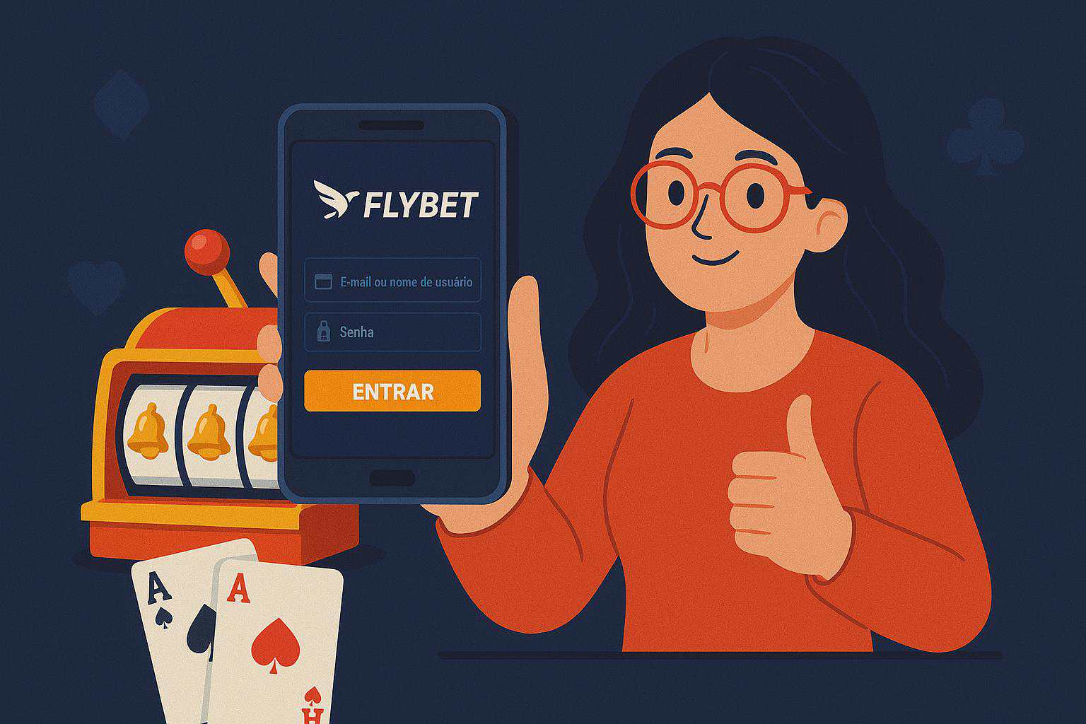 Criar uma nova Conta no plataforma FLYBET